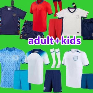 2024 Englands Bellingham Soccer Jerseys 150 년 23 24 25 25 25 25 대표팀 넥타이 축구 셔츠 화이트 브라이트 케인 스털링 Rashford Sancho Grealish 성인 키트 키트