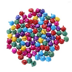 Party Supplies 100 Pcs Small Bell Jingle Bells Garland Christmas Decorations Gold DIY Mini For Crafts