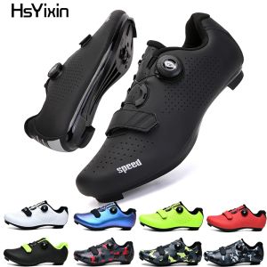 신발 자전거 운동화 MTB Cleats 남자 스포츠 크로스 컨트리로드 사이클링 부츠 속도 운동화 레이싱 여성 사이클링 신발 페달 사이클링