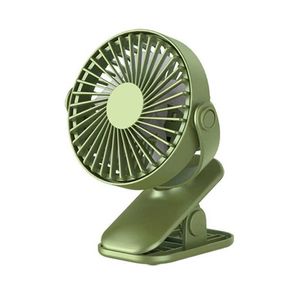 Elektrikli Fan Taşınabilir USB Pil Tablo Fan Fan Klipsli Mini Masa Fanı Dönüş 360 Yurt Fan 240319 için Ayarlanabilir Klip