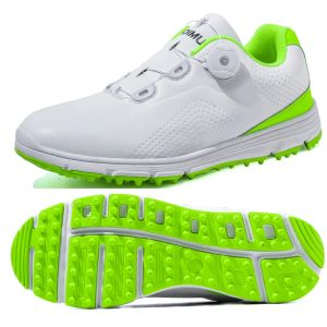 Sapatos para homens genuínos Botas de couro de couro para tênis Sneakers Pro PGA Sapatos de golfe Men's Comfort Shoes mais largos Treinamento de tacos de golfe