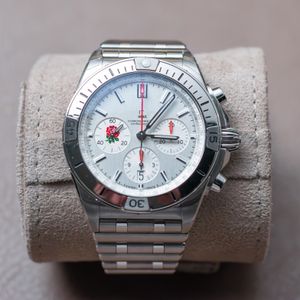 Montre Oryginalne Bretylizowanie luksusowe męskie zegarek Chronomat B01 Six Nations England Edition Designer Watches Wysokiej jakości mężczyźni oglądają Dhgate Nowe