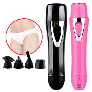 Epilator Intime Haircuts Epilator Hårborttagning Elektrisk sexplats Bollar Rakaveris Depilation Trimmer Razor för Bikini Zone Sensetive Area