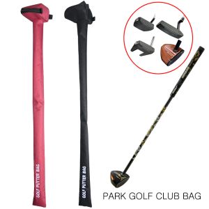 Väskor Park Golf Glub Bag Portable Golf Gun Gun Bag Storage Travel Pouch Simple Mappable Mini Golf Gun Bag Golf Putter Bag