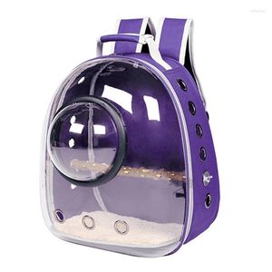 Backpack Parrot For Carrier Travel Cage Birds Breathable Transparent Space Capsu