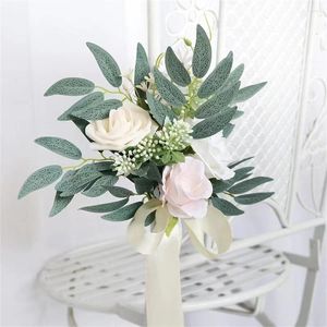 Flores decorativas fundo moda oxford pano decorações bela resistência ao desgaste branco beleza e saúde arco flor durável simples