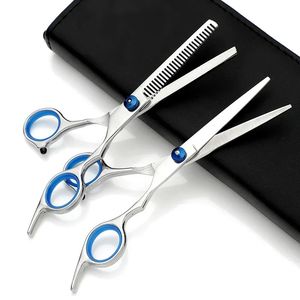 Nożyczki fryzjerskie 6 -calowe nożyczki do włosów profesjonalne fryzjerskie nożyczki do przerzedzania akcesoria ścinające fryzjerskie