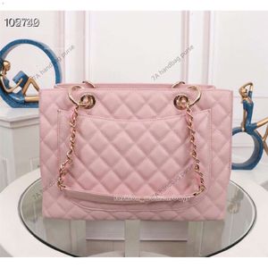 5a luxury designer womens bag cross body chain bag Large Totes Bags pink high quality Caviar Leather Sheepskin cross body woman bags