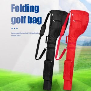 Сумки Спортивная сумка для клюшки для гольфа Складная легкая сумка через плечо для тренировок и тренировок в гольфе Сумка для хранения Складная сумка для тренировок