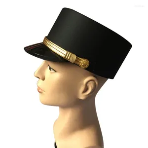 Berretti Guardia di sicurezza Cappello Gioco di ruolo Soldato Spettacolo per adulti Spettacoli del festival