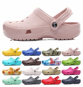 slippers Classic Clogs Sandals Slip On black white red camo Casual Beach Waterproof Shoes slides men Nursing Hospital Women Work M5461087 i3JP#