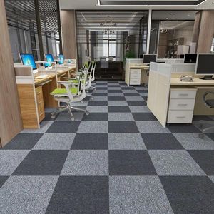 Mattor 50x50 cm Office Carpet Patchwork Rug för El Mötesrummet Living Bedroom Mat Floor Square Home
