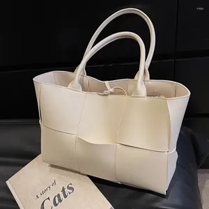 Totes bolsas de luxo tecido grande capacidade bolsa feminina moda alta qualidade couro do plutônio sacos de ombro 2024 senhora alça superior