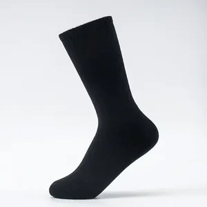 Men's Socks Men Cotton White Black Grey Breathable Long Crew Hosiery Sport Solid Color High Tube Sock Harajuku Streetwear Soks