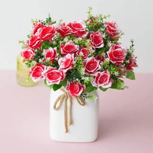 Dekorative Blumen, 1 Stück, 30 cm, künstlicher Narzissenstrauß, gefälschte Blume für Hochzeitszeremonie, Haus, Garten, Büro, Wohnzimmer, Badezimmer, Dekor