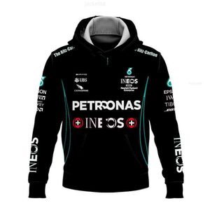 Herrtröjor tröjor män f1 huva tröja formel 1 racing 3d tryck mode zip tröja hög kvalitet snabb frakt