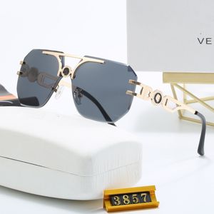 Óculos de sol para homens para homens Mulheres óculos de sol Luxo piloto polarizado de luxo Moda de moda clássica Mulheres de sol UV400 lente polaroid de moldura de óculos UV400 3857