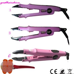 Connectores mais recentes loof L611 Mini temperatura profissional Extensão constante de cabelo ferro