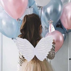 Party Decoration Colorful Angel Butterfly Wings with Strap Preteny Play for Kids Fancy Dress Costume Christmas Cosplay