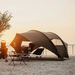 Tents And Shelters SmiloDon Camping Large Dome Tent Lightweight Sun Shelter Outdoor Sunscreen