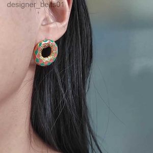 Stud Vintage Kreisförmige Ohrringe für Frauen Frühling Creolen Schmuck Luxus Qualität Ohrringe Ohr RingeC24319