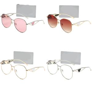 Wholesale sunglasses for women designer beach retro plated silver full frame luxury sun glasses polarized uv400 thin metal legs sunshades goggle sports fa077 C4