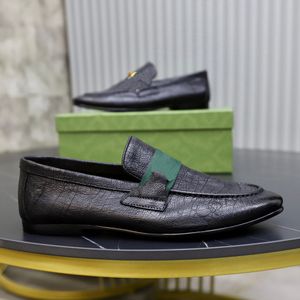 Schuhe Designer Herren Doppel-Loafer Bequemes Leder Glattes Rindsleder Jordaan-Loafer Krokodilleder Bankett FashionLoafer-Schuhe