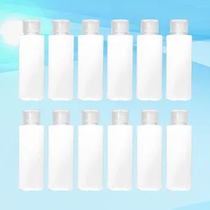 Lagringsflaskor 12 st underpackning flaskkosmetik container toner reser återfyllbar emulsion