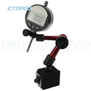 Digital Dial Indicator 0-12.7mm/0.5 0-25.4mm 0,01 mm Mini Magnetic Base Holder Gauge Caliper Mätverktyg 240307