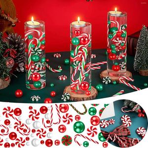 Kwiaty dekoracyjne świąteczne wazon wypełniający Perły Floating Candle Centerpiece Ozdoby