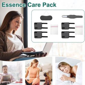 Storage Bags 3Pcs Neck Calf Essential Oil Pack Set Washable Reusable Bamboo Flannel Wrap Mess-Free