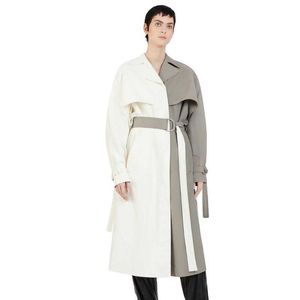 Hochwertiger, übergroßer, fließender Damen-Trenchcoat für Damen