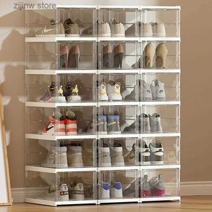 Storage Holders Racks Sports Shoe Rack Manager Storage Thin Stretching Machine Folding Corner Wall Armable Multi layered Multi functional Zapatero Living Room Cab