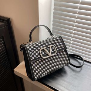 Shop Design Handbag Wholesale Retail 2024 New Bag Womens Fashion Diamond Inbedding Handbag Wtern and Advanced Light Luxury