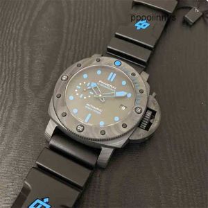 Автоматические мужские часы Paneraiss Мужские часы Paneraiss серии LUMINOR на складе Panerai Diving Series Титан 42 мм Мужские Pam00960 Водонепроницаемые наручные часы из нержавеющей стали