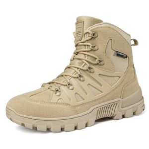 HBP Non-Brand Wholesale A806 Mid-Cut Delta Desert CQB Tactical Combat Outdoor Hiking Trekking Boots