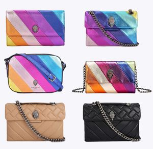 Londoner Designer Kurt Geiger Herztaschen Luxurys Handtaschengeschäft Regenbogentasche Leder Damen Schultergurt Herren Bauchtasche Reise Umhängetasche Kette Flap Tote Geldbörse Clutch22535