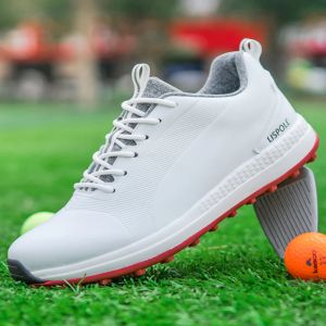 Boots New Golf Shoes Men Women Size Plus 4047 Golf Sneakers Outdoor Comfortable Walking Shoes Golfers Walking Sneakers