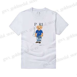 Polo Shirt Ponyball Męski projekt oryginalny design klasyczny męski koszulka Pure Bawełna tkanina gładka miękka niedźwiedź polo luźne damskie koszulka koszulka 442