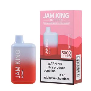 Jam King BC5000 Puff Retail Bang Vape Penna Vape usa e getta 13ml Preriempita 650mAh Batteria ricaricabile Vapes E Sigaretta DE Magazzino