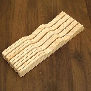 Inserto per cassetto taglierina da cucina Blocco di lunga durata per organizer in legno Chef domestici