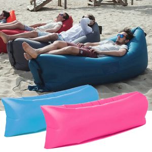 Tappetino gonfiabile esterno impermeabile divano da campeggio sedia pieghevole sacco a pelo materasso ad aria ultraleggero impermeabile borse pigre da spiaggia