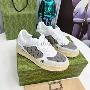 New Designer Shoes Re-web Sneakers Men women casual shoes Leather rubber outsole platform outdoor lace-up round head Embroidered sneakers Size 35-46 3.18 22