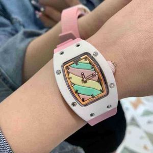 Happy Richa Richa S WatchRM07fashion 다이아몬드 로즈 골드 밀 자동 기계