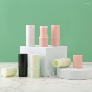 Bottiglie di stoccaggio 6g Tubo per rossetto riutilizzabile Contenitore per labbra Vaso per lozione cosmetica vuoto Bottiglia lucida portatile da viaggio fai-da-te