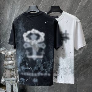 Mens Camiseta Designer Camisa Preto Tee Mulheres Roupas Moda Carta Simples Crewneck Imprimir Mangas Curtas Algodão Tops