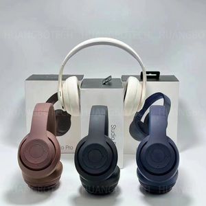 Wireless Bluetooth Headphone Studio رئيس أذن رأس سماعات الأذن ثقيلة قابلة للطي سماعات الأذن الرياضية مع نافذة منبثقة