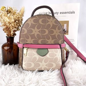 Mochila para mulheres moda menina sacos de couro mochilas luxo designer impressão bagpack bonito viagem