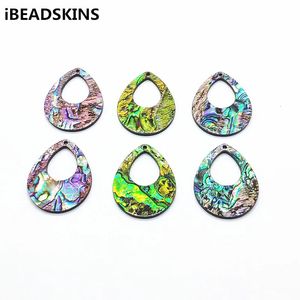 Varış 38x30mm 30pcs Kabuk damla cazibesi ile akrilik mücevher bulguları diyarlar diy parçaları jewelry bulguları bileşenler 240309