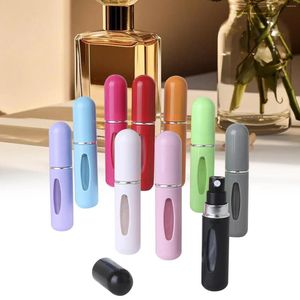 Storage Bottles 10x 5ml Refillable Perfume Bottle Travel Essentials Mist Sprayer For Aftershave Cosmetic Cream Lotion Foundation Cologne